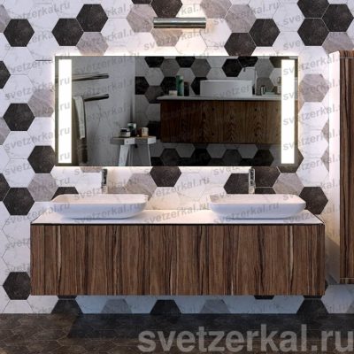 DOUBLE LR Светодиодное зеркало в ванную