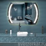 NATA Зеркало с подсветкой с обогревом и сенсером Nata