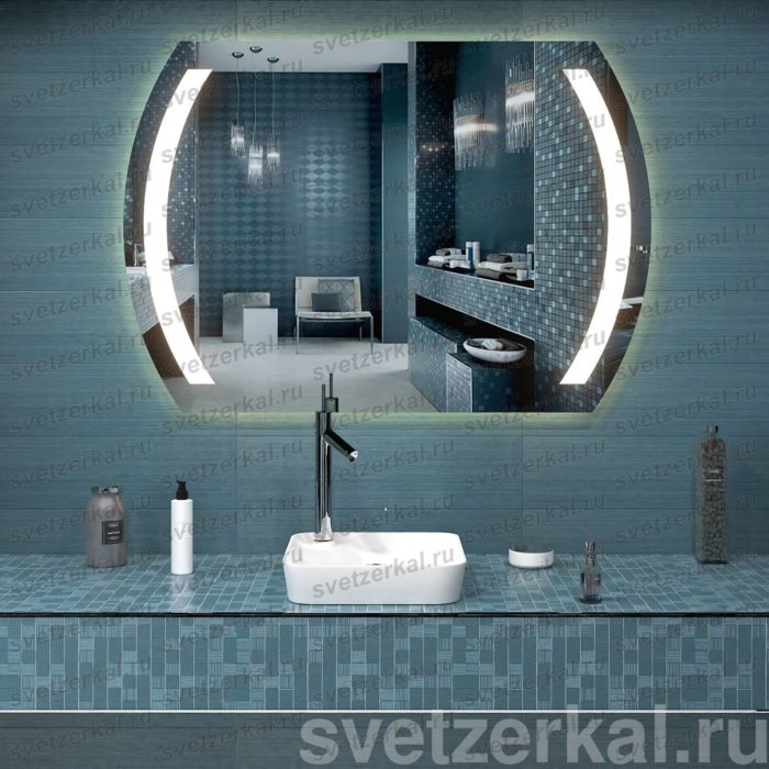 NATA Зеркало с подсветкой с обогревом и сенсером Nata