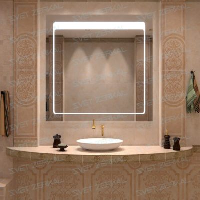 MILENA зеркало с led подсветкой в ванной