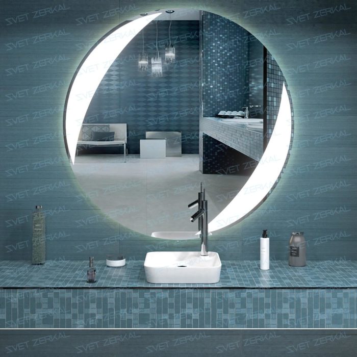 MILENA зеркало с led подсветкой в ванной