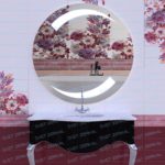 MILENA зеркало с led подсветкой в ванной