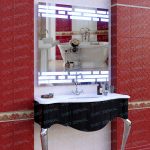 ELLA зеркало с подсветкой в комнату