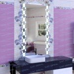 CARLOTTA зеркало с подсветкой в комнату