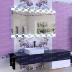 CARLOTTA зеркало с подсветкой в комнату