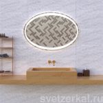 MARGO Зеркало с подсветкой для ванной комнаты margo